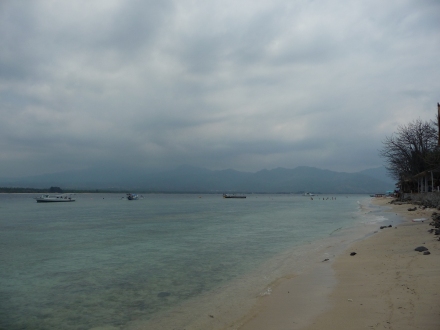 A cloudy afternoon on Gili Air