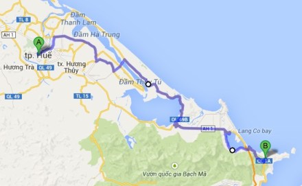 Our Route From Hue