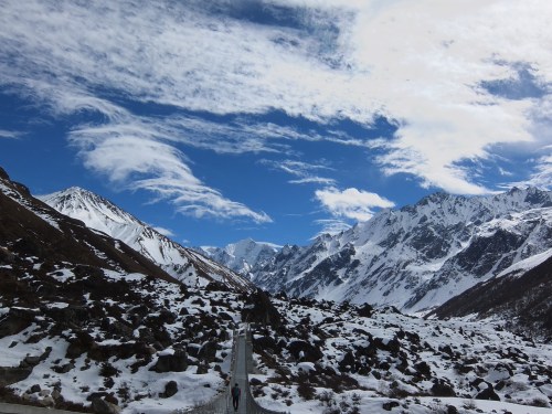 The walk to Kyangin Gumba