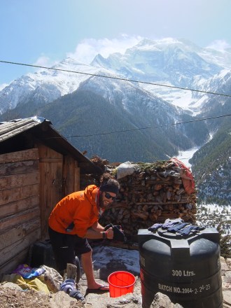 Clean socks at 3400m
